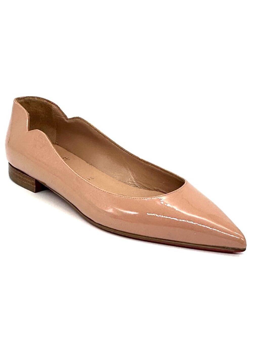 Christian Louboutin HOT CHICKITA Scallop Patent Ballerina Flat Shoes - Picture 8 of 16
